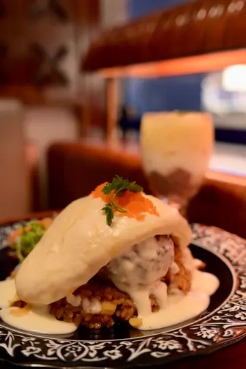 白雪椿芝士蛋包飯