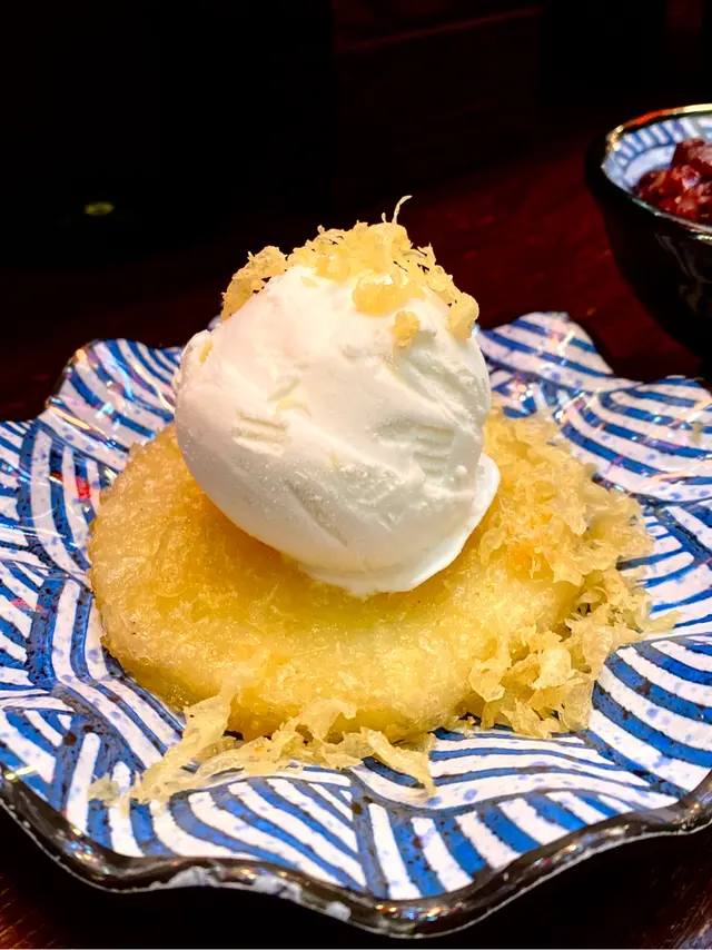 天婦羅菠蘿海鹽雪糕