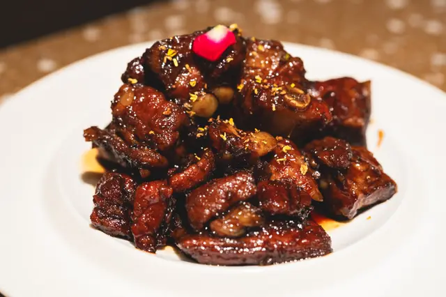 桂花黑醋小排骨